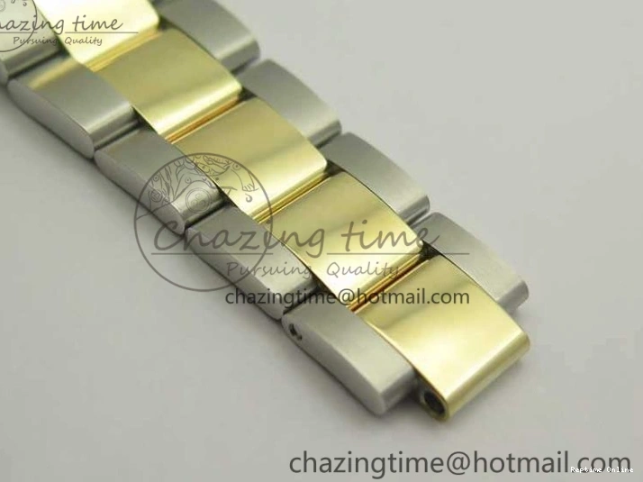 0114 Popular Yacht-Master 116655 3AF Best Edition YG Wrapped Gold Dial On SS YG Bracelet A 3454